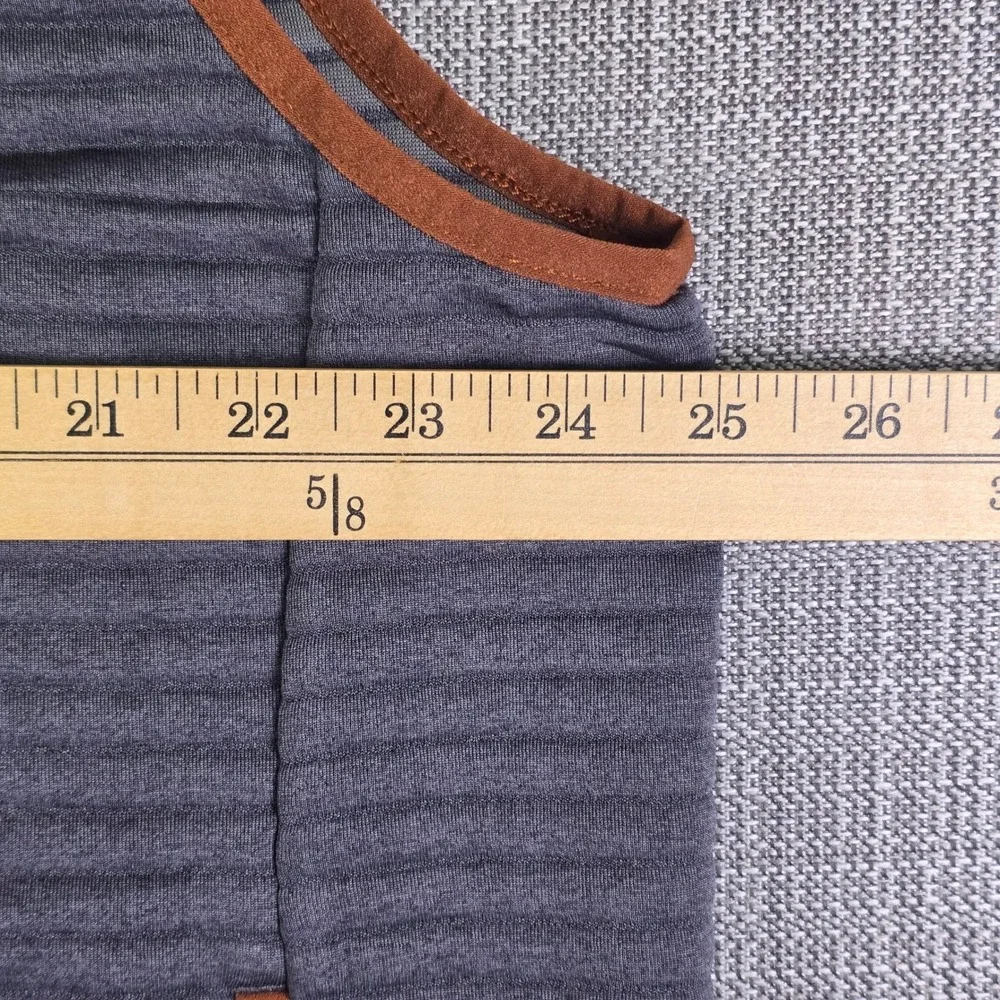 NWT LL Bean Mens XL Airlight Baffled Full Zip Vest Gray Copper Katahdin Patch